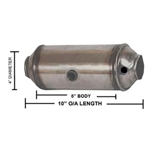 OBD II Manifold Round XL Body Catalytic Converters