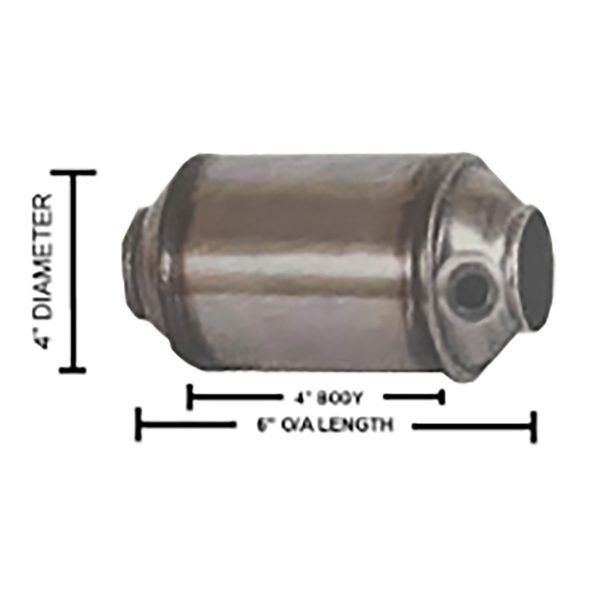 OBD II Manifold Round XL Body Catalytic Converters - Image 2